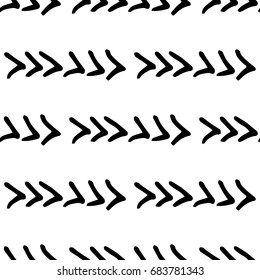 Scattered geometric shapes. Abstract seamless geometric background. 