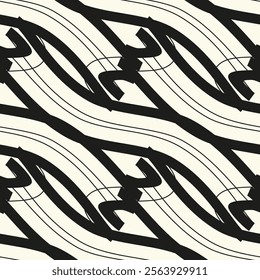Scattered geometric shapes of lines. Abstract background design