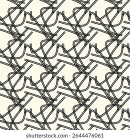 Scattered geometric shapes lines. Abstract background design