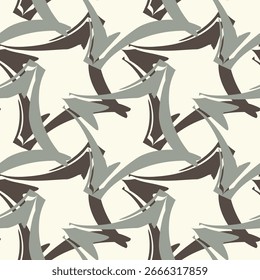 Scattered geometric shapes of lines. Abstract background design.