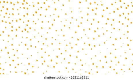 Verstreute goldene ovale Formen mit subtilen Farbverläufen auf weißem Hintergrund.