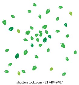 scattered leaf background illustration design
