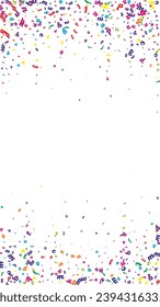 Scattered letters of latin alphabet. Colorful childish floating characters of English language. Foreign languages study concept. Back to school banner on white background.