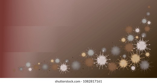 scattered multicolored blots
