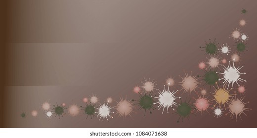 scattered multicolored blots