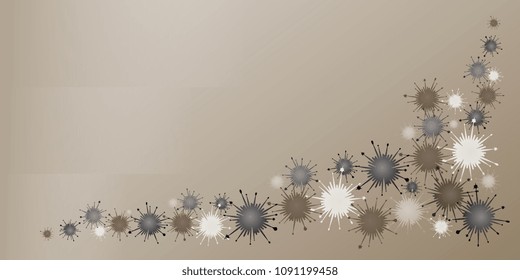 scattered multicolored blots