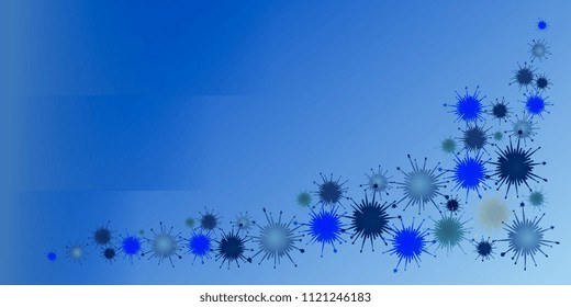 scattered multicolored blots