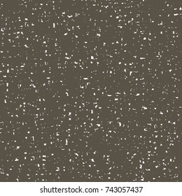 Scattered particles on dark brown background. Abstract vector.