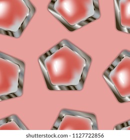 scattered pentagonal jewelry