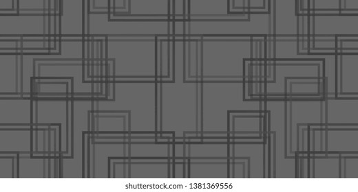 Scattered squares. Seamless background. Squares. Background of the frame. Square frames. Vector graphics