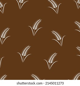 scattered wheat logo background vector illustration