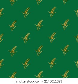 scattered wheat logo background vector illustration