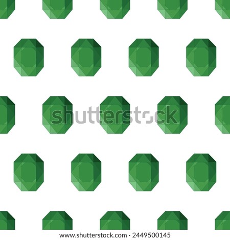 A scattering of precious stones. Multi-colored crystals, gems. Seamless pattern. 