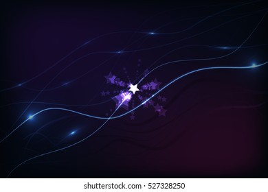 scattering of stars in the night sky illustration