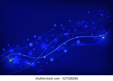 scattering of stars in the night sky illustration
