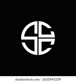 SCC logo SCC icon SCC monogram SCC letter minimalist Circle flat Unique modern abstract logo design.
