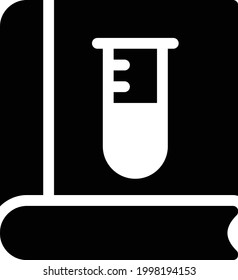 sccience vector glyph flat icon