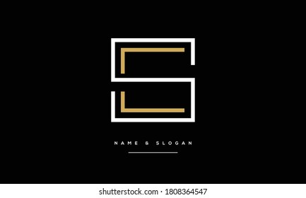SC,CS,S,C Abstract Letters Logo Monogram