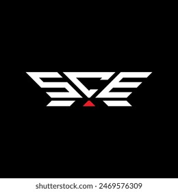 SCE letter logo vector design, SCE simple and modern logo. SCE luxurious alphabet design  