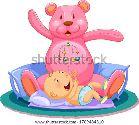Similar – Image, Stock Photo rest Baby Sleep Dream