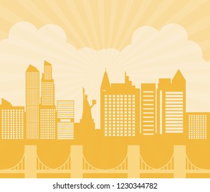 scene day with cityscape icon