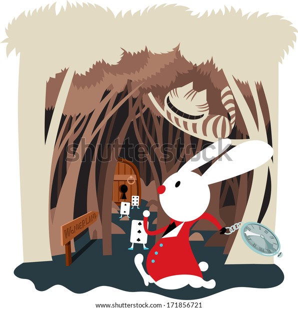 Une Scene Dans Le Conte De Image Vectorielle De Stock Libre De Droits Une Scene Dans Le Conte De Image Vectorielle De Stock Libre De Droits