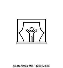 scene icon. Element of video products outline icon for mobile concept and web apps. Thin line scene icon can be used for web and mobile
