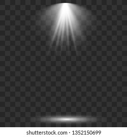 	
Scene illumination collection, transparent effects. Bright lighting with spotlights.