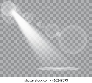 Scene illumination, transparent effects. Bright lighting.light.