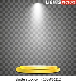 Scene illumination, transparent effects on a plaid dark background. 