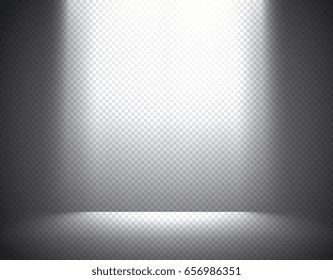 Scene illumination, transparent effects on a plaid dark  backgro
