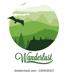 scene landscape forest wanderlust
