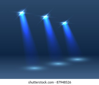 Scene with lighting