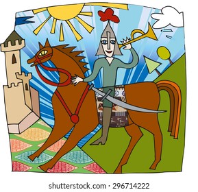 scene of the Middle Ages