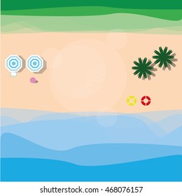 The scene on the sea