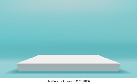 Plantilla De Fondo De Escena En El Cuarto De Estudio. Vector EPS10