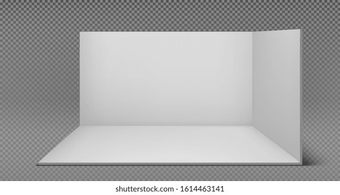 Scene show podium for presentations on the gray background. Vector illustration
