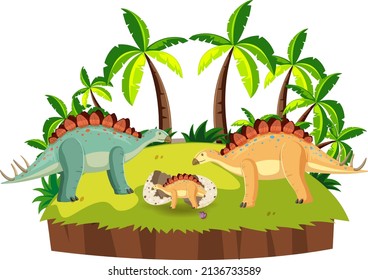 stegosaurus family