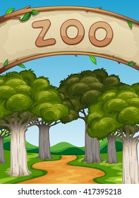 1,264 Cartoon zoo entrance Images, Stock Photos & Vectors | Shutterstock