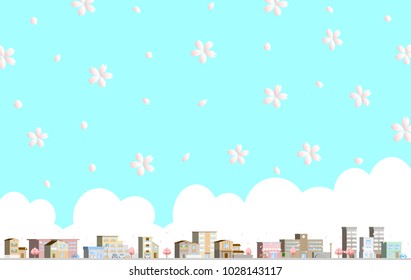 Scenery of the city of spring