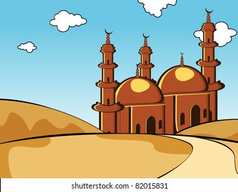 scenery concept illustration