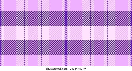 Scenery fabric vector textile, halftone plaid pattern check. Brand texture seamless tartan background in purple and violet color.