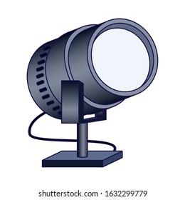 scenery light icon over white background, colorful design, vector illustration