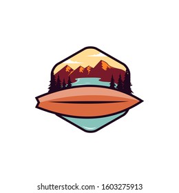 Scenery Object Logo Vector Emblem