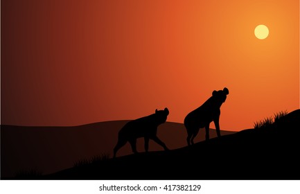 Scenery of panther in fields a very beautiful