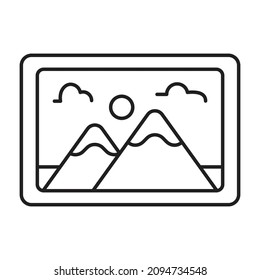 Icono vectorial de exploración que puede modificar o editar fácilmente 

