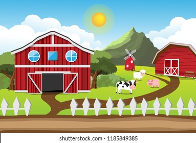 The Scenery vintage Farm