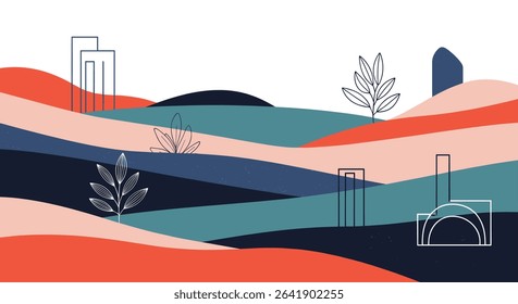 Scenic Hills and Nature Designs For a Modern Interior Decoration