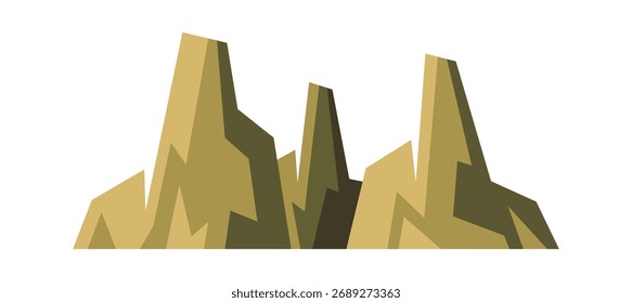 Scenic mountain range cliff terrain