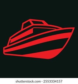 Uma arte cênica e tranquila do barco 